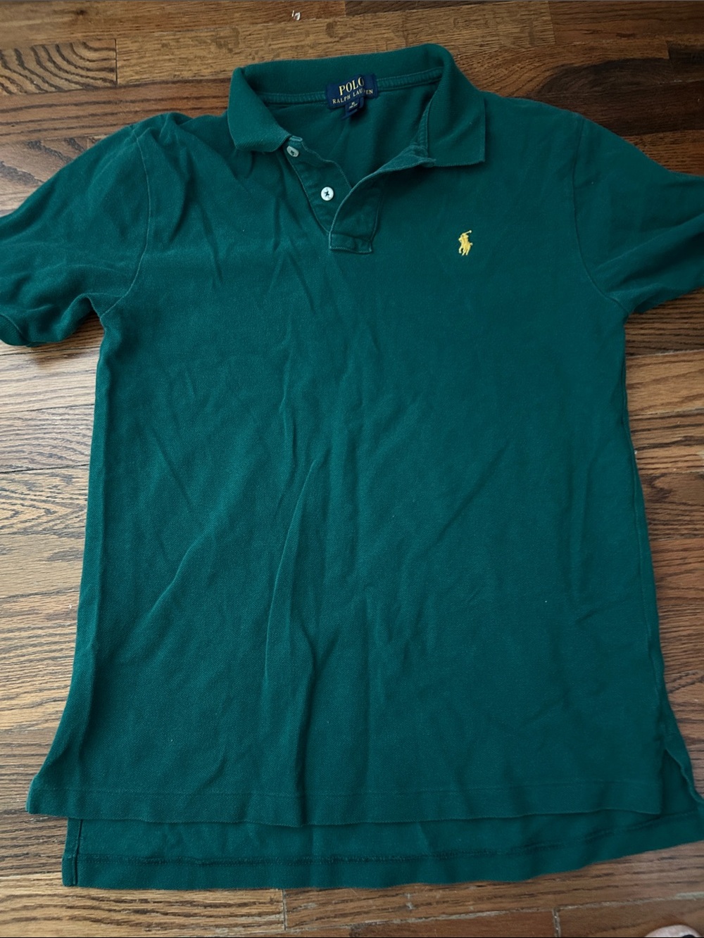 Polo by Ralph Lauren Green Polo with Yellow Pony Logo